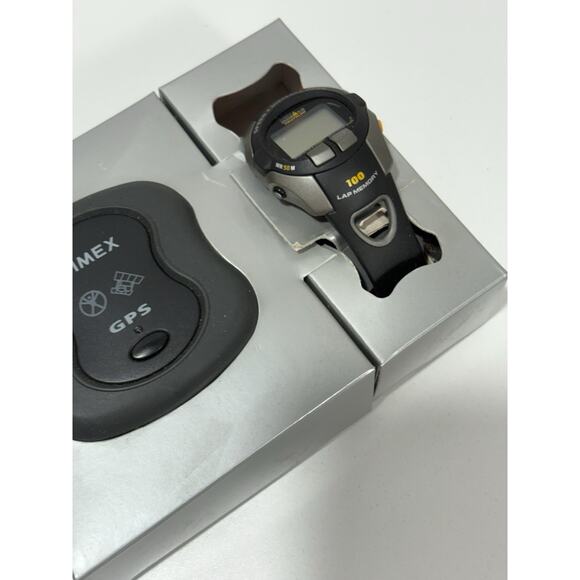 Timex Ironman Triathlon 100 Lap Memory Watch WR50M and GPS Unit New In‎ Box!! - Picture 7 of 7